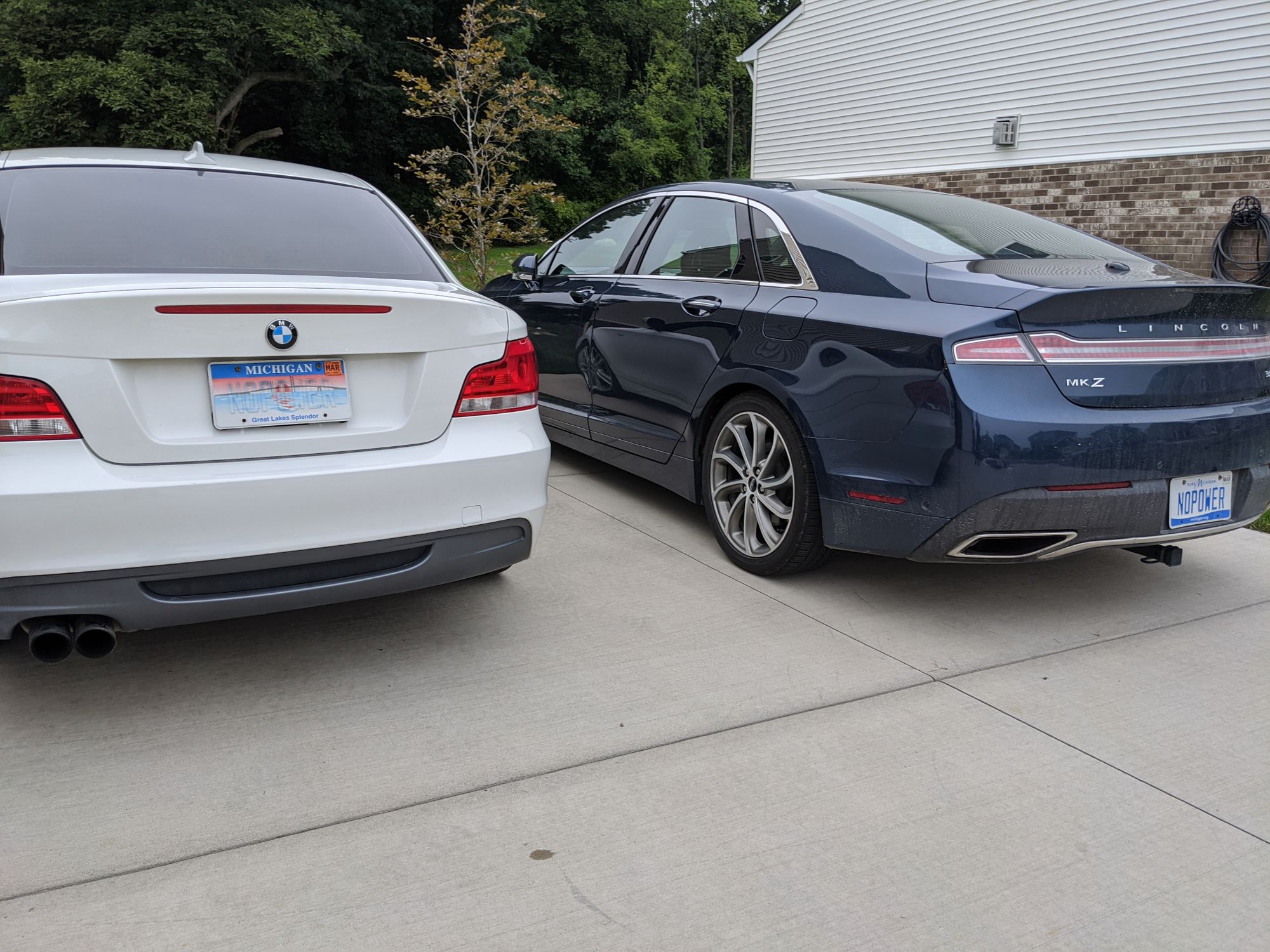 Uh, now I have two NOPOWER cars. Time for a new plate for the MKZ.